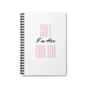 Copy of Soft Girl Era by CocoLuxe Spiral Notebook - Ruled Line