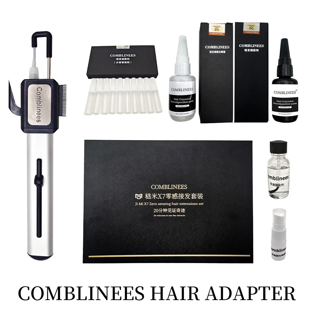 NEW  invisible hair extensions kit comblinees