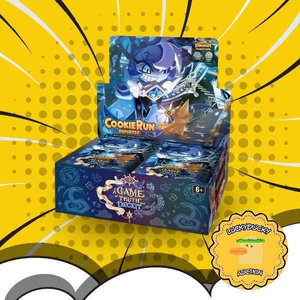 CookieRun TCG: A Game of Truth and Deceit Trading Card Packs Collectible Pack Collectible Trading Cards