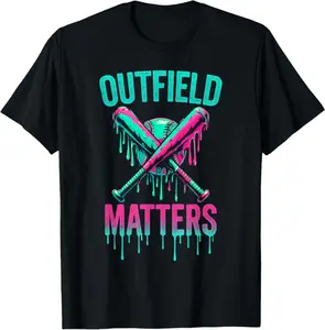 Baseball Outfield Matters Funny Baseball Player Outfielders T-Shirt