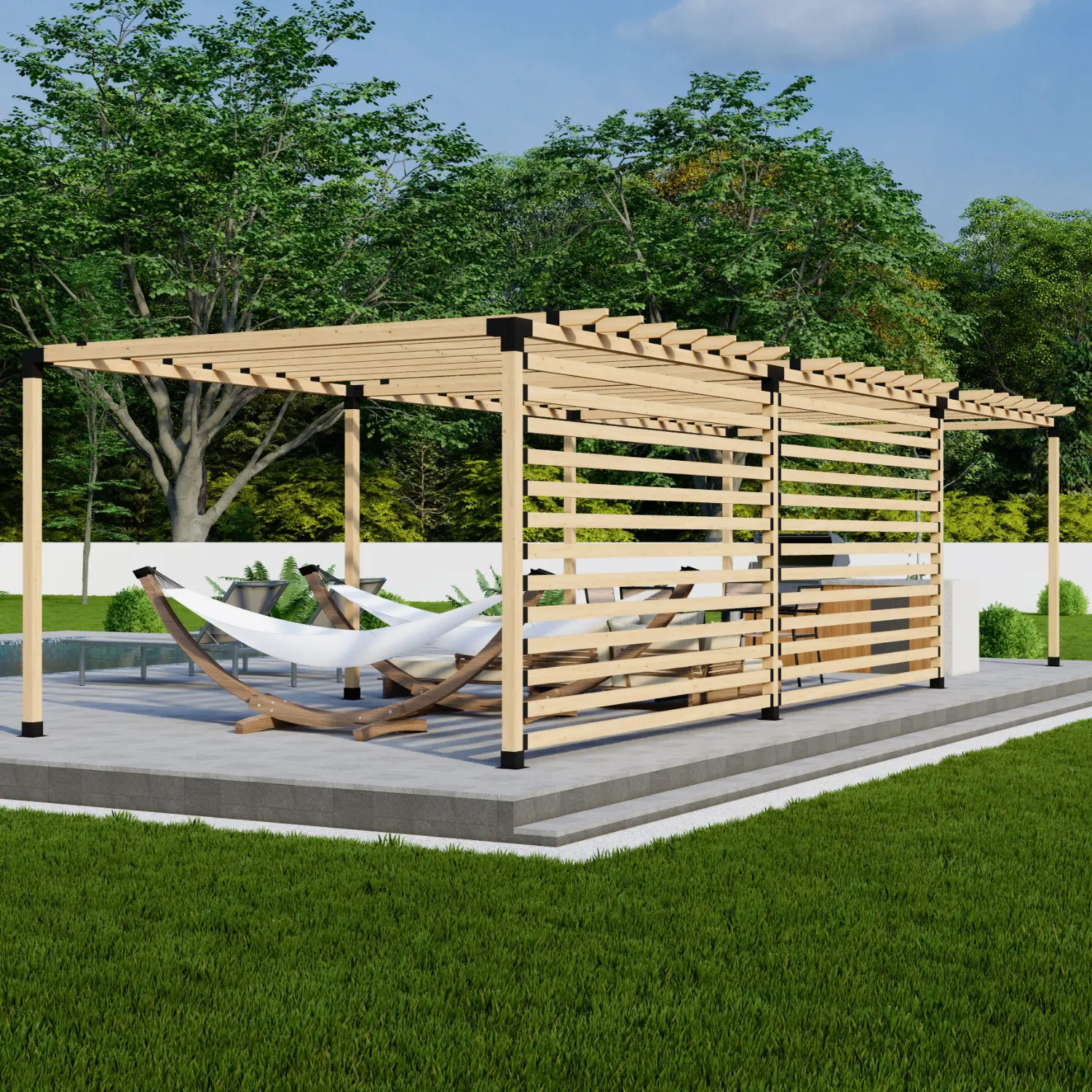Modern DIY Pergola Kit