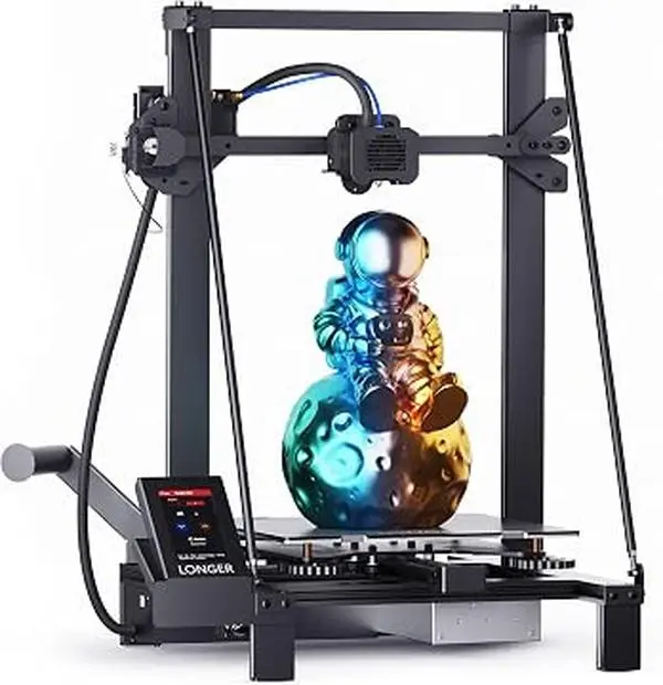 Longer LK5 Pro FDM 3D Printer - Fully Open Source Motherboard, TMC 2209 4 Silent Drivers Upgrade, 300*300*400mm (11.8x11.8x15.7in) Large Print Size, High Precise, 180mm/s Fast Printing, for DIY Projects, 100% Satisfaction Service, PLA Compatible