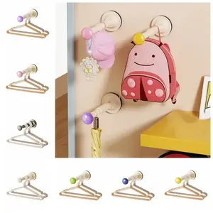 Retractable Clothes Hanger Storage Rack Scalable Wall Mounted Drying Rack Adjustable Space-saving Hanger Organizer Rack