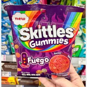 Skittles Fuego Gummies, US Sweet-and-Spicy Fruit Snack, 12oz Candy Treat