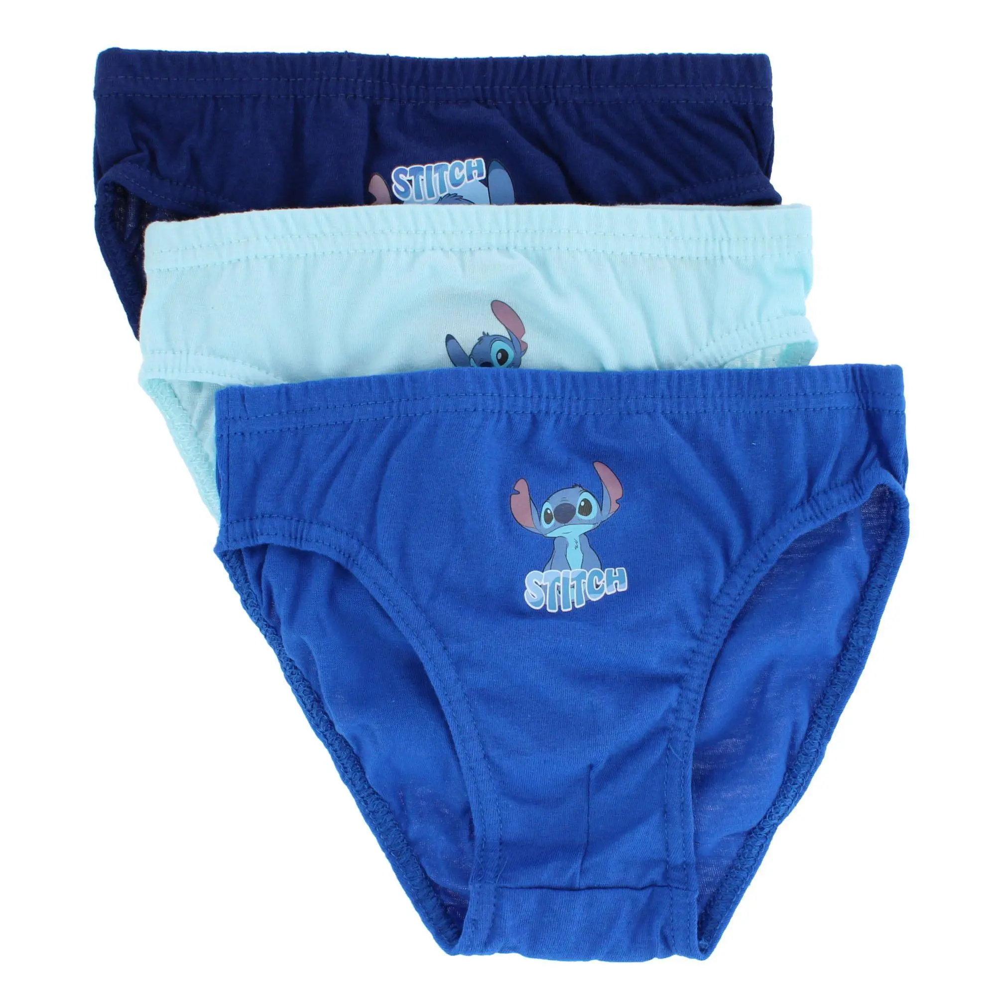 Textiel Trade Toddler Boy's Lilo & Stitch Briefs (3 Pack), Briefs, Fun, Daycare, Graphic