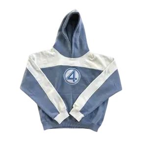 Fantastic Four Hoodie (Fantastic 4) Men's Contrasting colors Polyester Pullover Sweaters Tops with Kanga Pocket - Menswear, Cotton Hem Long Long Sleeves Sleeves