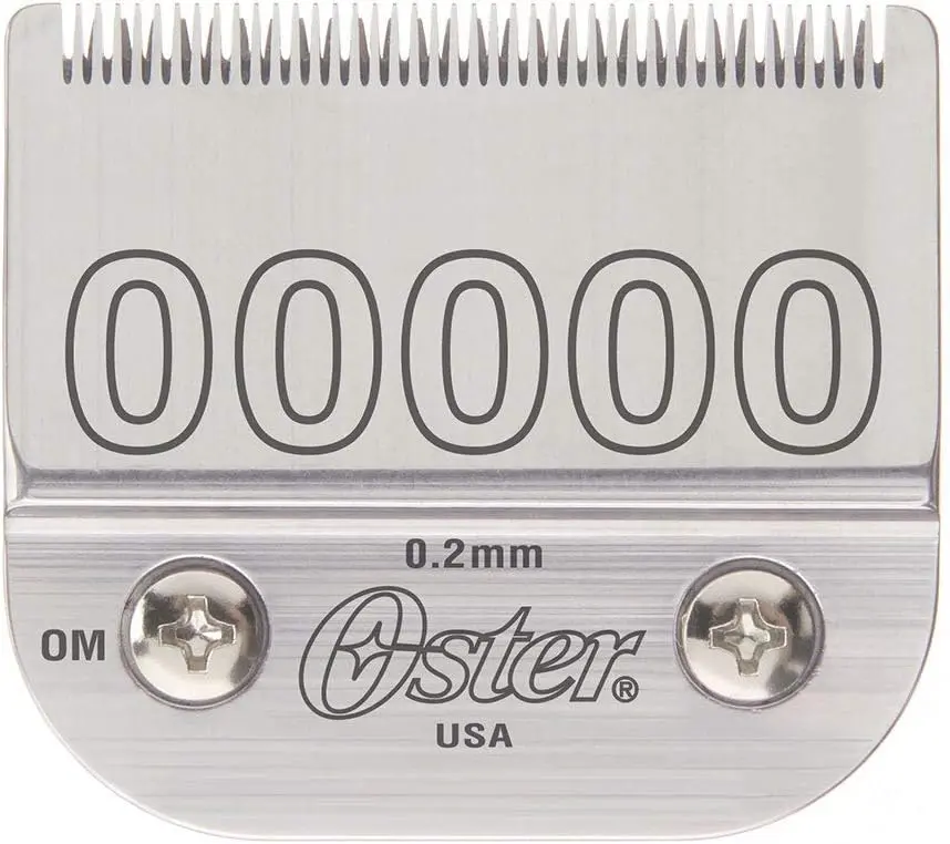 Oster Carbon Steel Replacement Blade for Personal Care Appliances, Size 00000, 0.2mm Cut, Model 76918-006, None, 00000 (0.2 Mm)