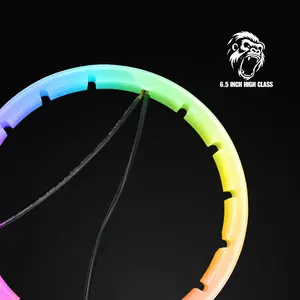 High-Class Series 6.5" Speaker RGB led rings