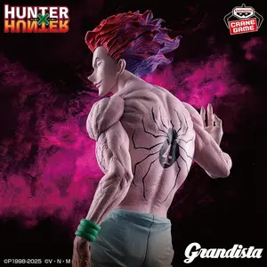 Banpresto Hunter x Hunter – Hisoka Grandista Spider Tattoo Ver. Figure Anime PVC Figurine Display Collectible