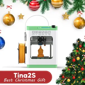Mini 3D Printers Tina 2S,for Kids and Beginner, Huge model Library,Wi-Fi & App Control,Fully Assembled, Auto Leveling,High Precision 3D Printer,kids stuff for girls,kid's gift