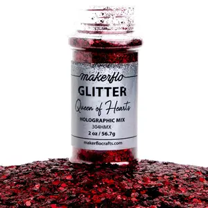 Makerflo Chunky Mix Glitter - Queen Of Hearts