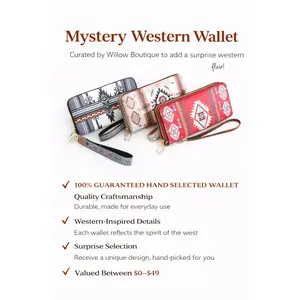 Mystery Western Wallet - Willow's Choice Western Wallet