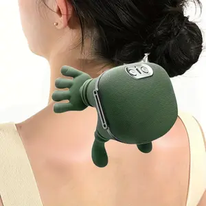 Finger pressure kneading electric massager, portable deep tissue massager, low-voltage therapy equipment, suitable for neck, shoulder and back, lightweight and portable design suitable for office use, Portable Pain Relief