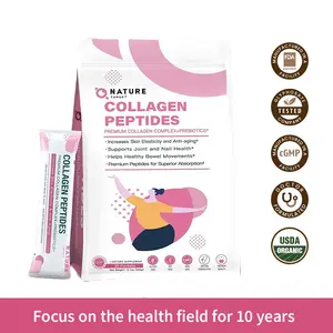 NATURE TARGET Multi Collagen Peptides Powder - Unflavored, Sugar-Free, Non-GMO - 330g Pack - 30 Servings - Healthcare, Edible Dietary Fitness Beauty Supplement collagen collagen peptide