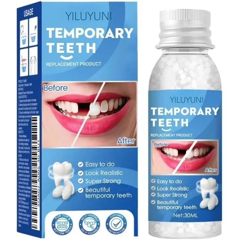 Tooth Repair Denture Repair Beads Temporary Teeth for Fixing Filling Missing Broken Tooth Moldable Fake Teeth