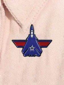 Top Gun Movie Enamel Pin Aviation Pilot Cool Helmet Maverick Air Force Army Military Alloy Brooch Lapel Backpack Badge Fashion Jewelry Accessories Personal Flair Gift for Friends Durable Metal Pins