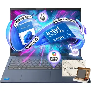 Lenovo IdeaPad Copilot+ Business Laptop - 16" FHD+ Touchscreen - Intel 10-Core 7 240H(Beat Ultra 7 255U) - Backlit KB - Win 11 Pro - Redrgon Bundle (up to 64GB DDR5 | 2TB SSD)