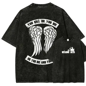 The Walking Dead Daryl Unisex Fit Washed T-Shirt 1 fathersdaygift