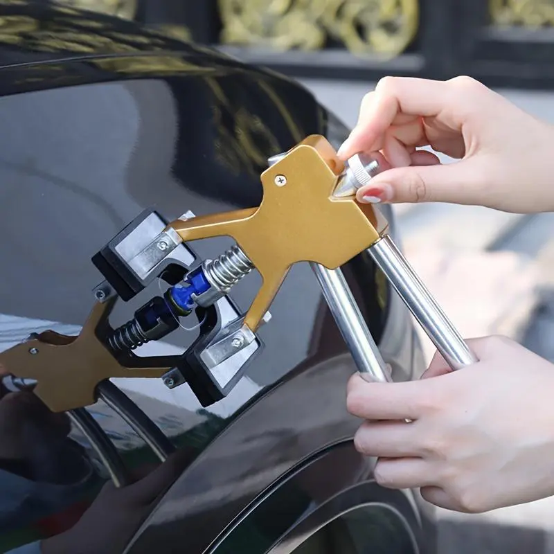 Car Dent Puller with 20 Pull Tab, 1 Set Portable Auto Dent Lifter Puller, Car Body Repair Tools, Car Dent Remover for Dent Removal, Auto Repair Supplies