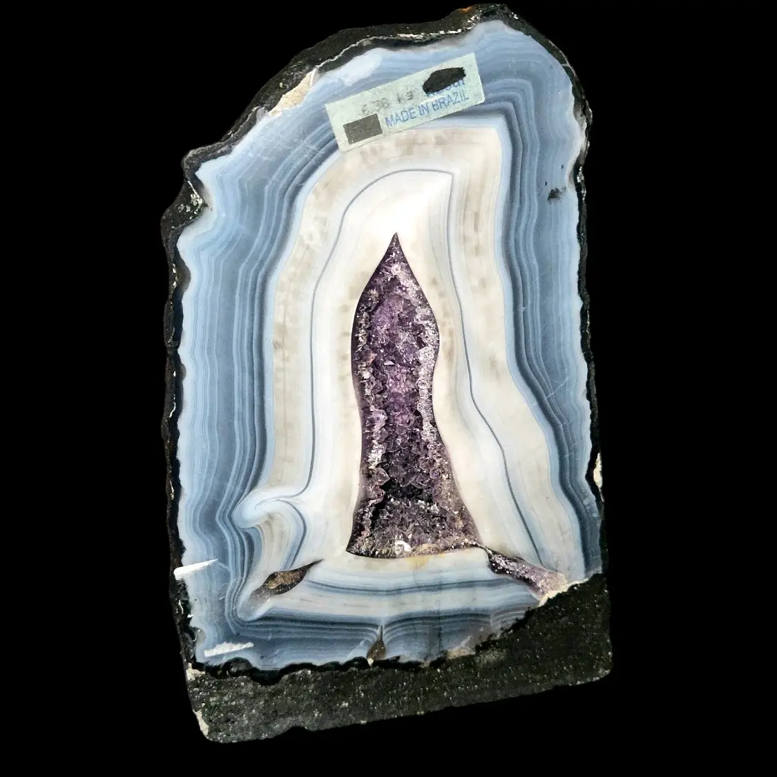 Amethyst Agate Geode Cathedral - Crystal Home Decor - Large