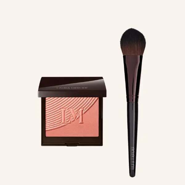 Laura Mercier Blush Infusion Duo and Blush Brush Duo - Buildable Color, Longwear  Makeup