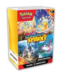 Pokemon Scarlet and Violet Surging Sparks Booster Bundle - 6 Packs Per Bundle