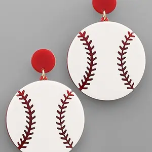 Baseball Earrings
