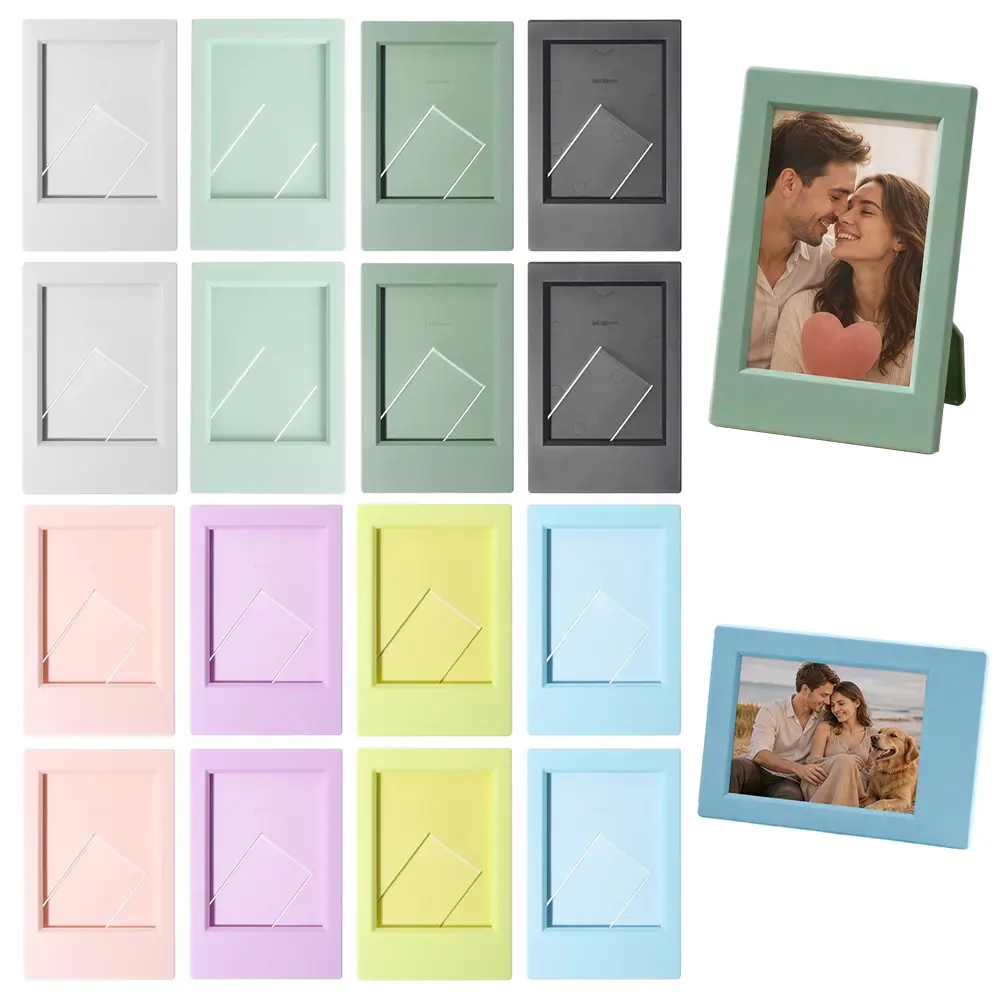 16 Pack Mini Picture Frame for Fujifilm Instax Mini Camera Classic Polaroid Frame 2.15x3.4 Inch, 2x3 Picture Frame, Wallet Sized Picture Frame
