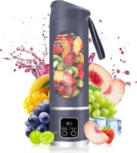Perfect New Year Gift Mini Juicer Blender Cup | 2-in-1 Ice Crusher and Smoothie Maker | USB Rechargeable Portable Cup, Ideal for Boyfriend, Back to School, Home, or Office Use christmas hauls white elephant gift