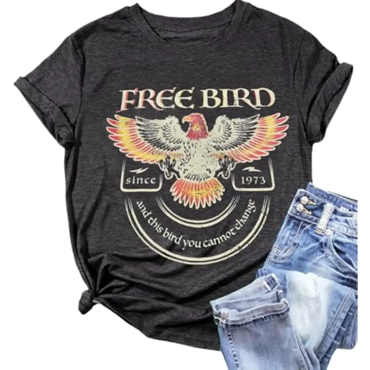 Women's 100% Cotton Vintage 90s Rock Band Grunge Graphic Tee - Short-Sleeve, Loose-Slim Fit, Comfy Casual Indie Sleaze Streetwear Shirts for Women (Ideal for Music Concerts), Vintage Graphic Tees, 90S Graphic Tees