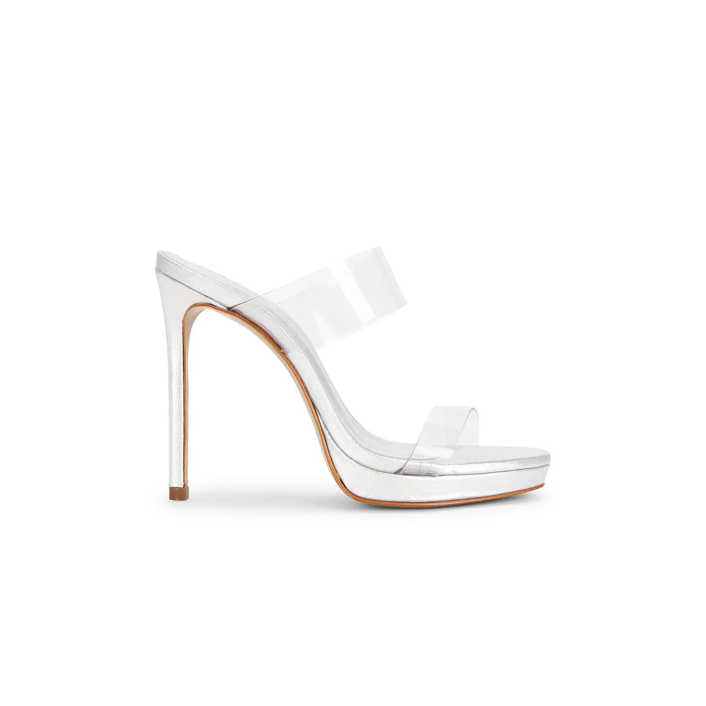 Schutz Ariella Platform Sandal in Silver