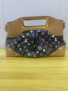 Pre-owned Louis Vuitton canvas top handle bags Judy MM Monogram Multicolore【BF 12】XP02367