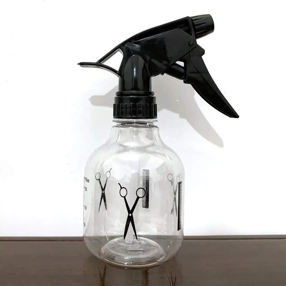 Spray Bottle, 250ml Adjustable Spray Storage Container for Hair, Plant and Home Cleaning