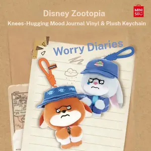 Disney Zootopia Hug Knee Diary Vinyl Plush Blind Box Keychain Cute Collectible, Perfect New Year Gift, Trendy TikTok #GiftIdeasForHer #Zootopia2