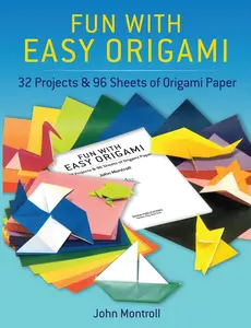 USED-Fun with Easy Origami: 32 Projects and 96 Sheets of Origami Paper by Dover Publications Inc (Paperback)
