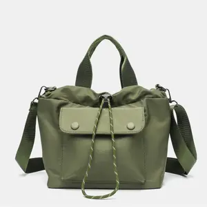 Ultra-Light Nylon Crossbody Bag| Stylish Functional Design with Multiple Pockets & Adjustable Strap for Everyday Use (No Warranty)