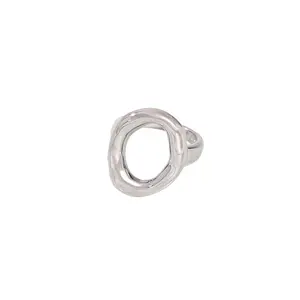 Open Oval Ring - Stainless Steel