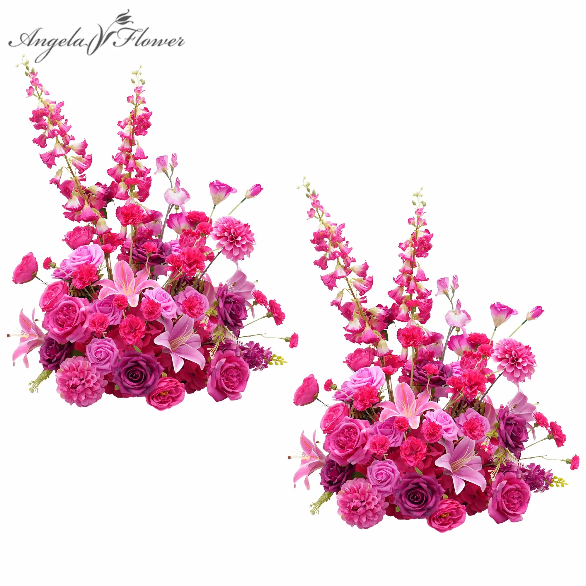A8971 2pcs Hot Pink Floor Flower Table Centerpieces Wedding Event Supplies A8971 2pcs Hot Pink Floor Flower Table Centerpieces Wedding Event Supplies