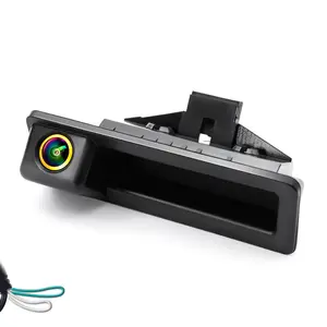 AHD 720P Vehicle Backup Camera for BMW E82 E88 E84 E90 E91 E92 E93 3 5 Series X1 5 6 320i 335i(2007-2012),CCD Reverse Parking Fisheye Lens Waterproof Cam Car Trunk Handle Camera(4.33 inch*1.57 inch)