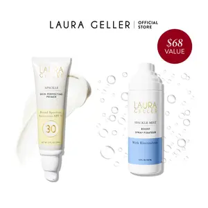 Laura Geller Prep & Set Duo - Spackle Repair with Electrolytes for Skin Care, Makeup, Primer & Cosmetic Use Laura Geller Prep & Set Duo - Spackle Repair with Electrolytes for Skin Care, Makeup, Primer & Cosmetic Use