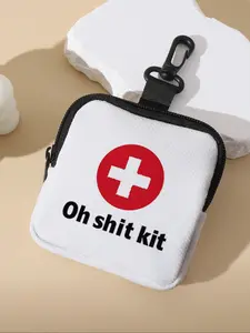 Medical Rescue Pattern Coin Purse, Multi-Purpose Storage Bag, Durable Polyester Digital Print, Ideal Gift for All Seasons, Wallet Cards