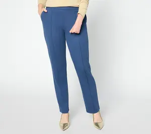 BEAUTIFUL by Lawrenc Zarian Regular Pull-On Pinstripe Pants