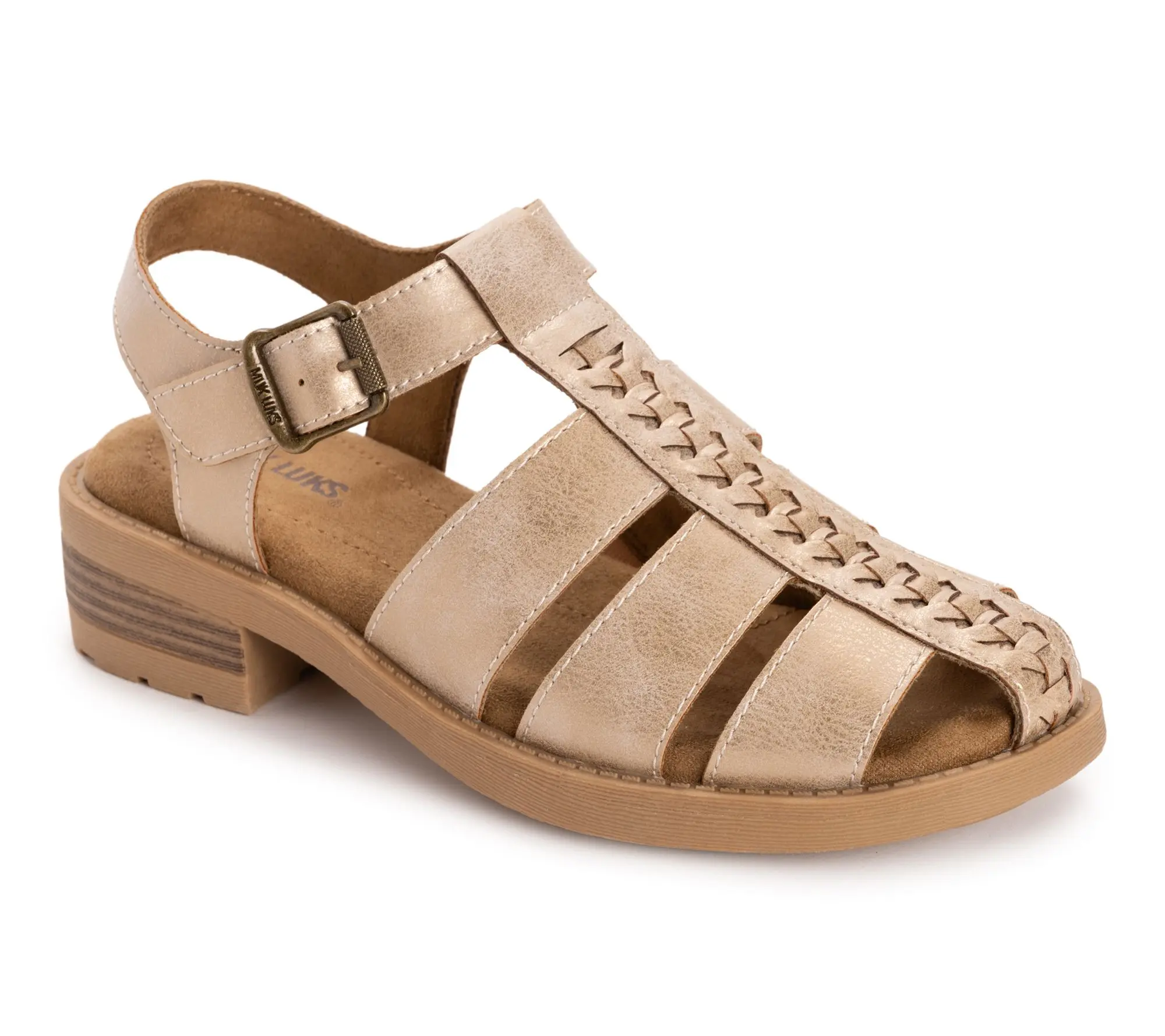 Muk Luks Fisherman Sandals -Vanilla