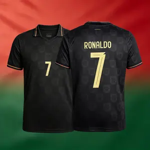 2026 Portugal Home And Away 7# Cristiano Ronaldo Short And Long Sleeve Soccer Jersey Fans Version Breathable