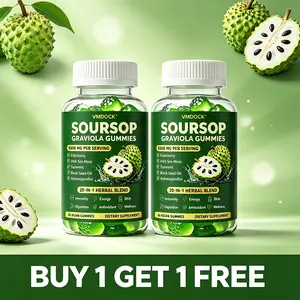 [BUY 1 GET 1 FREE] Summerwins Soursop Gummies 20-in-1 Advanced Herbal Complex, Sea Moss, Moringa, Turmeric, Black Seed Oil, Oregano & Ashwagandha, Immune Support Daily Wellness Supplement, Vegan Non-GMO 60 Capsules | Viral TikTok Wellness Formula