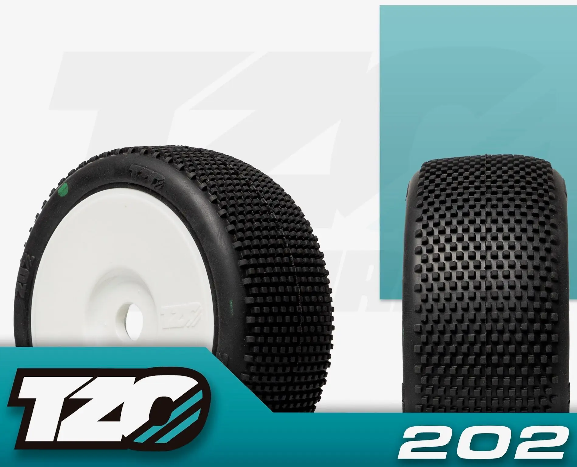 202 Car Set Non-Glued (Tires+Inserts+Rims)