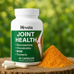 Joint Support Supplement for Men & Women with Glucosamine, Chondroitin, MSM & Turmeric – 60 Capsules