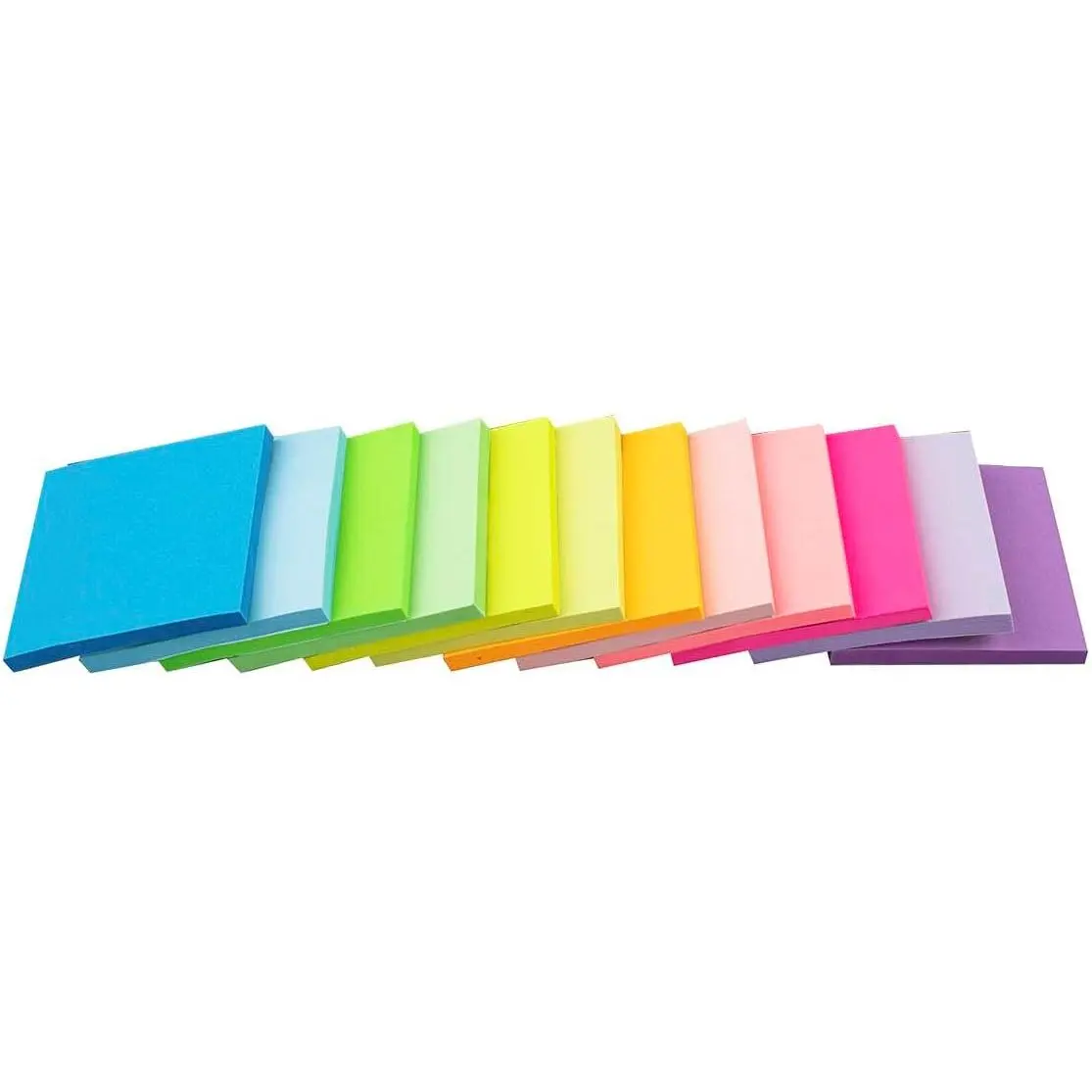 (12 Pads) Sticky Notes 3x3 Inches,Bright Colors Self-Stick Pads, Easy to Stick for , Office, Notebook