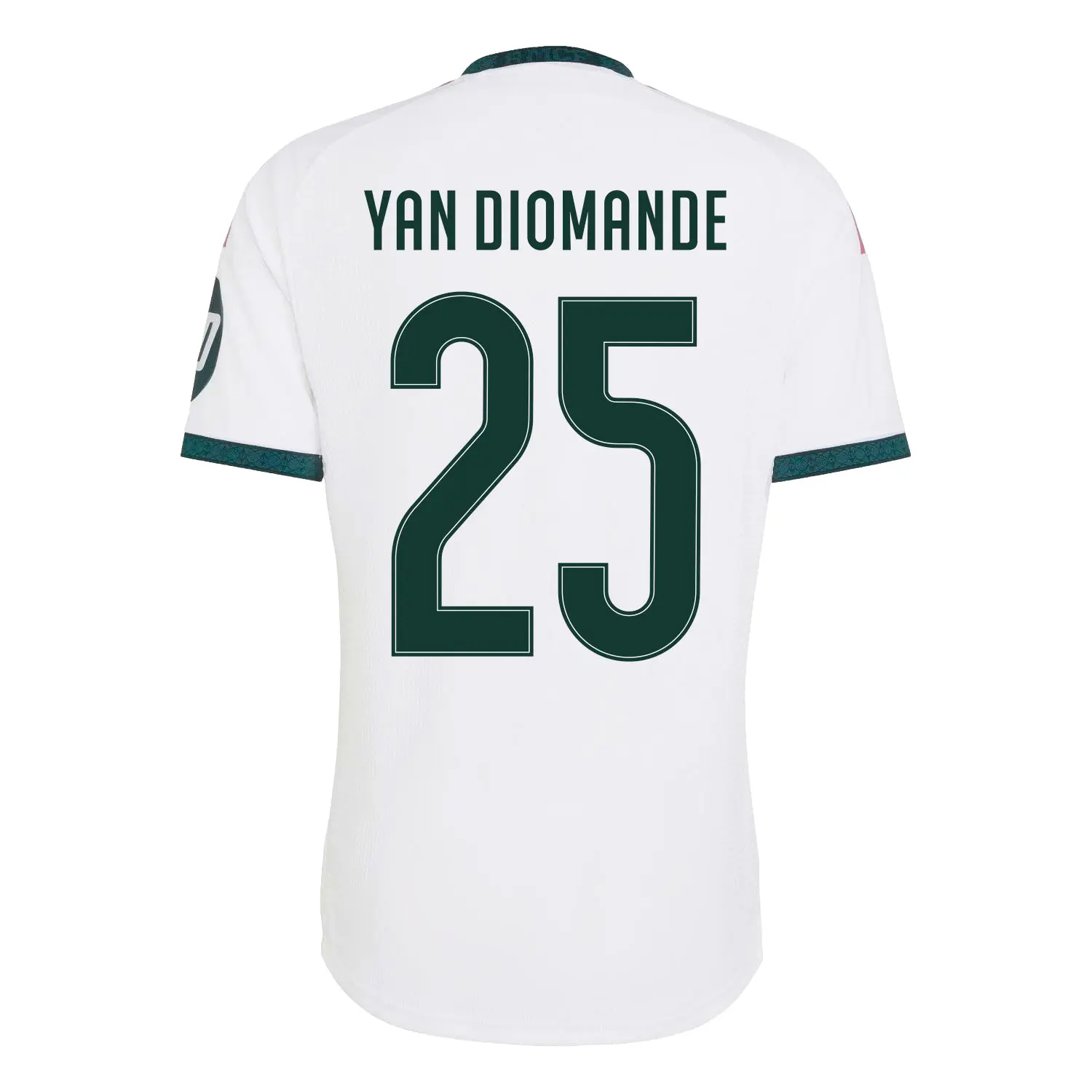 Yan Diomande 25 Madrid White Soccer Uniform – Lightweight Quick-Dry Football Shirt, Custom Player Name & Number