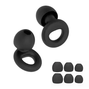 Reusable Silicone Earplugs Set, XS/s/m/l Sizes, Ideal for Sport, Swimming, Work, Motorcycle Riding, Sleep, Durable and Comfortable, Waterproof Earplugs, Swimming Accessories